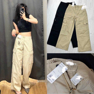 Quần kaki nữ lưng cao ngang rốn ống rộng 25cm,dài quần 102cm,túi hộp G..u.u có phối lưng thun phía sau-hàng xuất