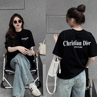 Áo Thun Diorrr Nam Nữ Tay Ngắn From Rộng Basic Chất Vải Cotton 100% Thoáng Mát Thấm Hút Mồ Hôi Phong Cách Trẻ Trung 2024