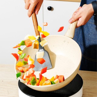 Chảo vân đá lòng sâu cao cấp size 24cm