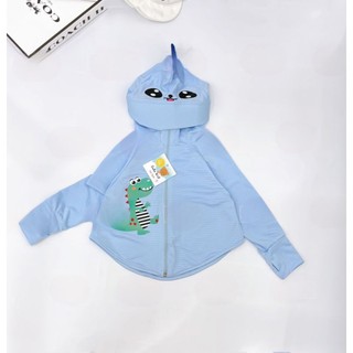 Áo khoác choàng chống nắng hình khủng long cho bé size 8-20kg