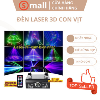 Đèn Laser 3D Hiệu Ứng Con Vịt, Hoạt Hình Đèn Phòng Bay Cực Ảo, Dành Cho Bar, Karaoke 256 Hiệu Ứng Cực Đẹp S MALL