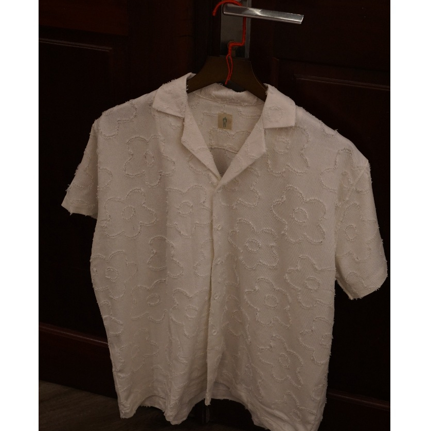 FLORAL DENIM SHIRT - Áo sơ mi denim hoa