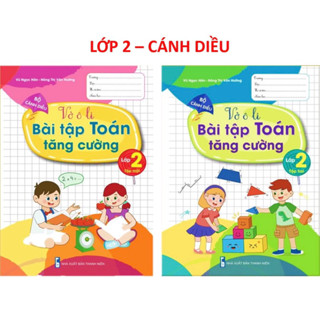 Sách - Vở ô li Bài Tập Toán Tăng Cường Lớp 2 - Cánh Diều