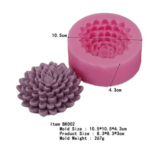 KHUÔN SILICON HOA CÚC ĐẠI (2506.118)