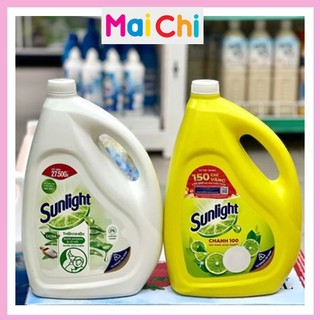 Nước rửa chén bát sunlight thiên nhiên can 3.6kg MaiChi-Shop