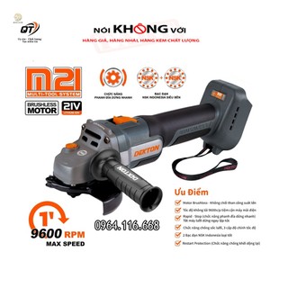 Thân máy mài góc dekton m21-ag9600 không chổi than chân pin phổ thông