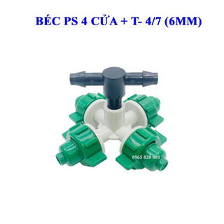 béc tưới lan,béc tưới cây 4 cửa