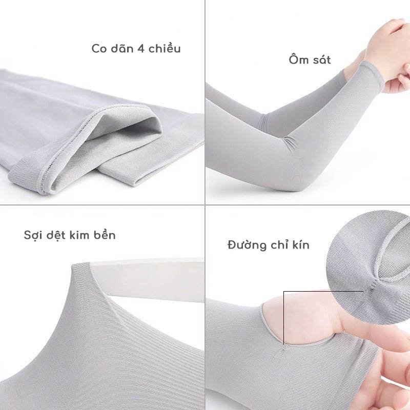 Găng tay chống nắng nam nữ Choobe bao tay đi phượt xỏ ngón vải co giãn tốt mát mẻ GT01 | BigBuy360 - bigbuy360.vn