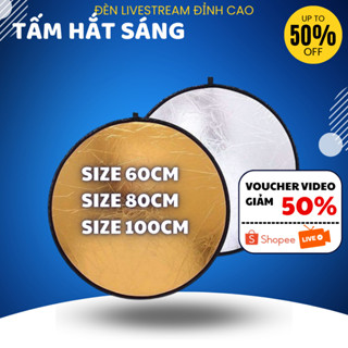 Tấm Hắt Sáng 2in1 Tròn, Miếng Hắt Sáng 2 Trong 1 Chụp Ảnh Chuyên Nghiệp - DOCLA CASE