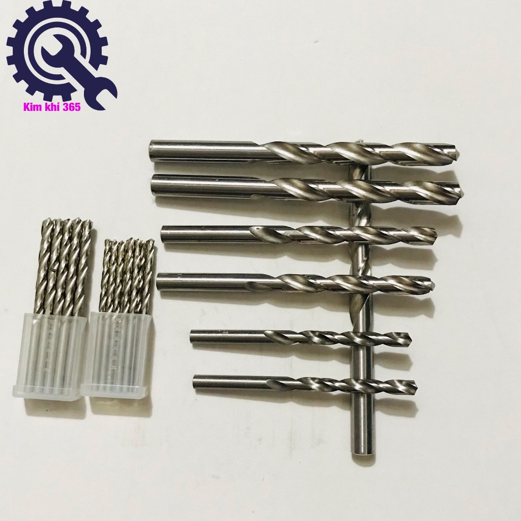 Combo 3 mũi khoan sắt, Inox nhiều size
