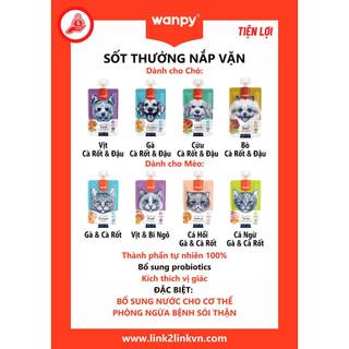 Súp thưởng Wanpy nắp vặn cho chó 90g