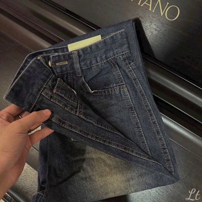 Quần Jeans Suông NDforgirl Viền Sườn Nổi Cạp, Mẫu Mới Cạp Cao, Màu Mới Lạ Mắt Phong Cách Hàn Quốc Nữ Women | BigBuy360 - bigbuy360.vn