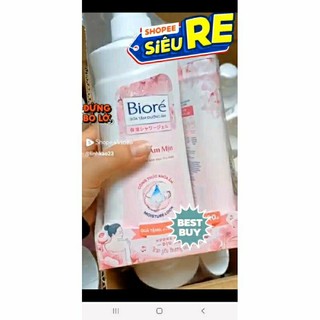 (MỚI!! CHAI LỚN TẶNG CHAI nhỏ))  Sữa tắm Biore 530g/1kg