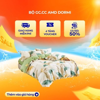 Bộ chăn ga cotton Amando Dormi mềm mại thấm hút mồ hôi tốt