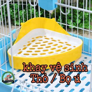 Khay vệ sinh dùng cho thỏ, khay vệ sinh cho bọ ú. Khay vệ sinh nhỏ
