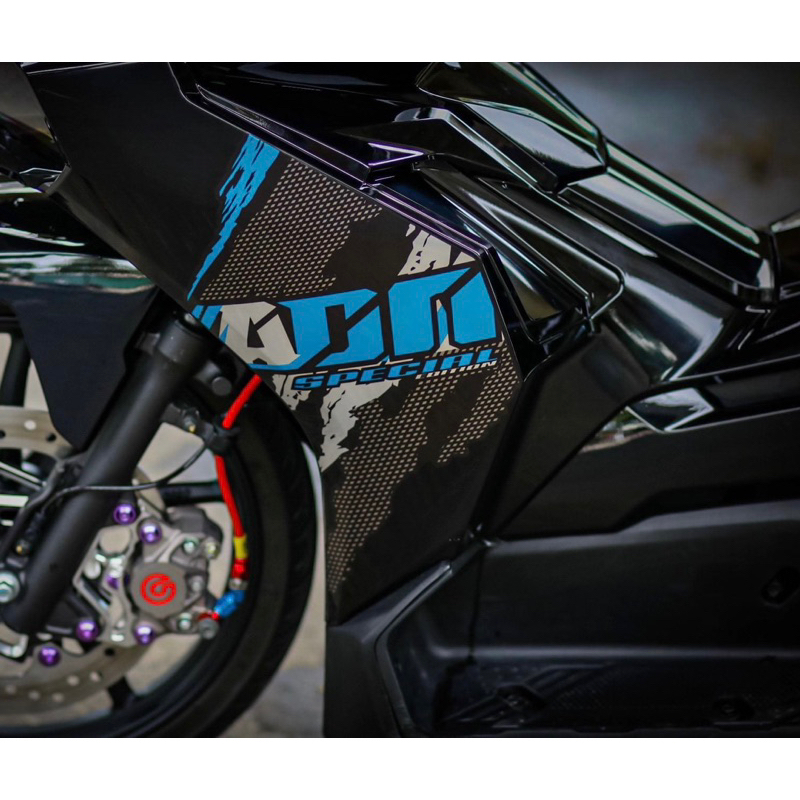 Tem chế xe Ab 125-160 ( ghi chú ) Tem decal 3 lớp