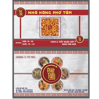In Danh Thiệp Card Visit Quán ăn, Nhà hàng - Nhaingiare.com Thiết Kế Theo Yêu Cầu