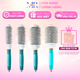 Lược tròn gốm sấy xoăn MOROCCANOIL CERAMIC Round Brush đủ size 25ml - 35ml - 45ml - 55ml | HAIRSHOP MINRY