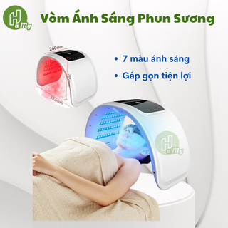 Vòm ánh sáng cảm ứng 7 màu kèm phun sương gấp gọn cho spa | Đèn ánh sáng sinh học 7 màu