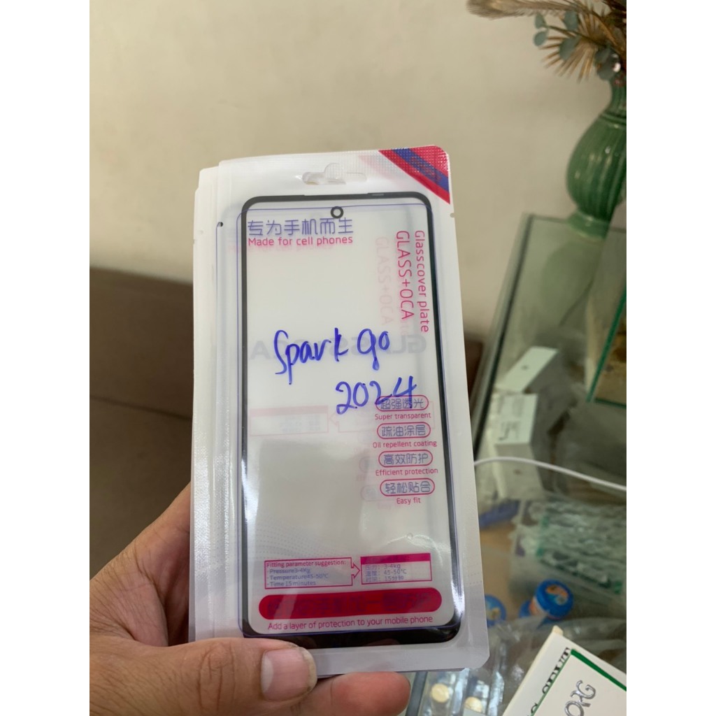 Mặt kính Tecno Spark Go 2024 ( mặt kính ép cho tecno spark go 2024 )