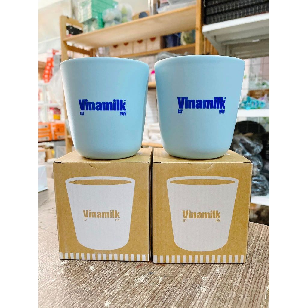 Ly sứ, cốc gốm sứ DongHwa cao cấp quà tặng Vinamilk