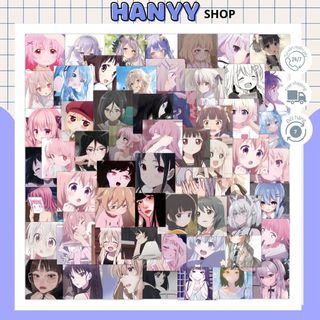 Set 60/120 Sticker Anya KHÔNG TRÙNG, Nhãn Dán Trang Trí Laptop, Sticker Decor Mũ Bảo Hiểm, Phụ Kiện, Vali - Hanyyshop