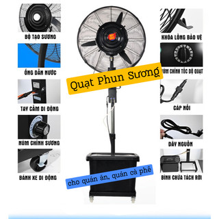 Quạt phun sương công nghiệp công suất lớn 260w