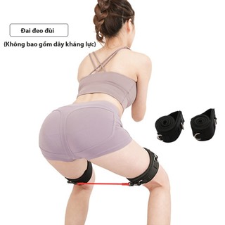Đai đeo đùi tập lực chân, võ thuật taekwondo, tập squat, tập mông chân