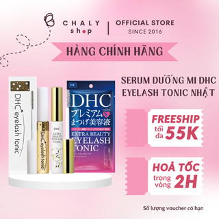 Serum dưỡng mi dài cong, dày bóng, chống rụng DHC Premium Extra Beauty Eyelash Tonic 6.5ml Nhật