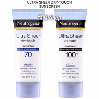 [Thanh Lý] Kem Chống Nắng Neutrogena Ultra Sheer Dry Touch Sunscreen SPF70 88ml