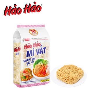 Túi 10 vắt mì không gói gia vị plain noodle only hảo hảo acecook 665 gram