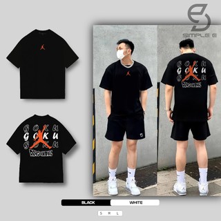 Áo Thun Unisex Local Brand SIMPLE "E" Form Oversize Cotton 100% 250gsm GokuBall.