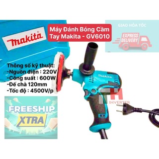 Máy đánh bóng cầm tay gv6010 - máy đánh bóng ô tô - xe máy máy chà nhám