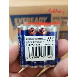 Hộp 40 viên pin đũa AAA xanh 1.5V EVEREADY General Purpose