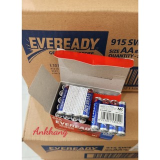 Hộp 40 viên pin đũa AAA xanh 1.5V EVEREADY General Purpose