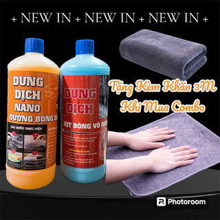 Combo Wash Bóng + Xịt Bóng Đen Vỏ Xe