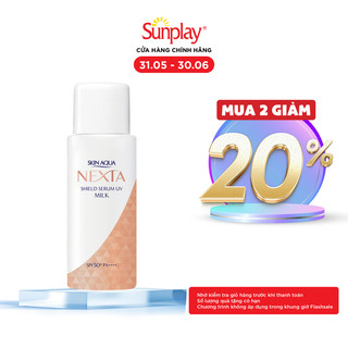 Serum chống nắng ngăn sạm, nám da Skin Aqua Nexta Shield Serum UV Essence SPF50+ PA++++ 50g ( dạng sữa)