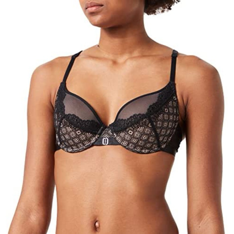 42C Áo Lót Ngực Bra Có Mút Mỏng Không Gọng Phối Ren TRUMPH Hàng Xuất Xịn Cao Cấp Mát Mềm Thoáng Khí