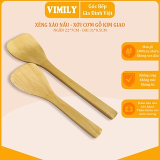 Muôi Gỗ Kim Giao Dùng Xào Nấu - Nấu Cơm