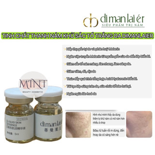  01  ống  Tinh Chất Thanh Nám Khử Sắc Tố Mờ Thâm - Trắng Da Dimanlaier Chính Hãng 