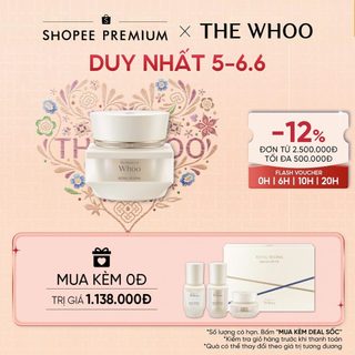  Kem dưỡng ẩm phục hồi năng lượng làn da The history of Whoo Royal Regina Energetic Recharging Cream 50ml