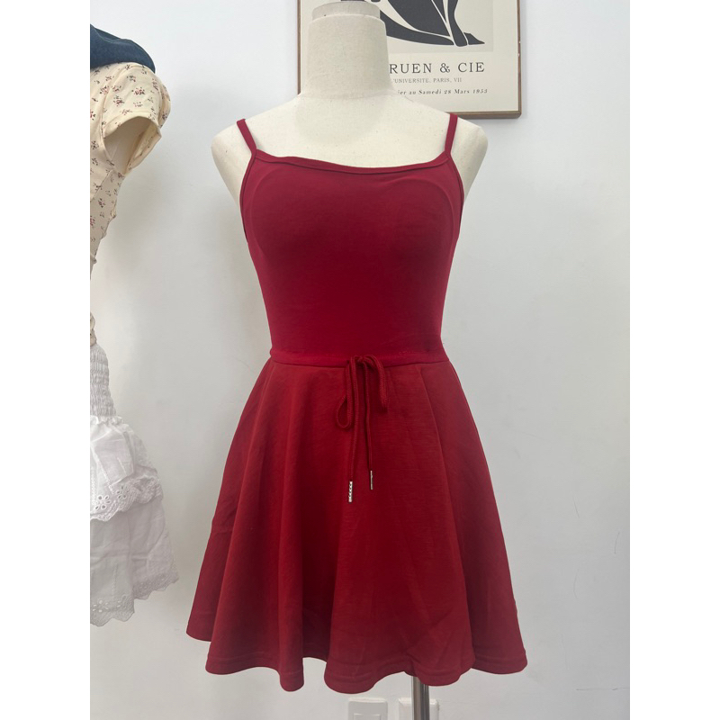 (KÈM MÚT NGỰC)Bộ jumpsuit DÁNG VÁY chữ A ôm body tôn dáng style Ulzzang | BigBuy360 - bigbuy360.vn