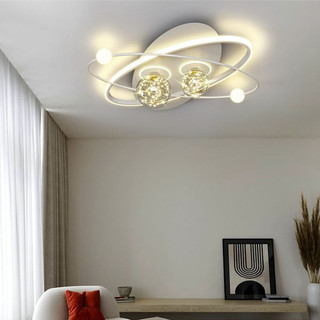 Đèn ốp trần D50cm, D60cm, 6 cánh VN200 tiết kiệm năng lượng 3 chế độ sáng điều khiển từ xa