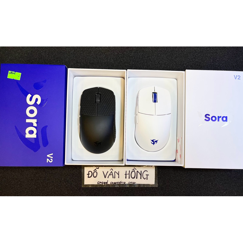 Chuột không dây siêu nhẹ Ninjutso Sora V2 và Sora 1K và 4K - Chính hãng new và qua sử dụng