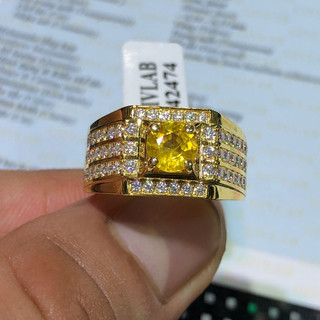 Nhẫn Saphiree  Vàng , Vàng Màu 10k, Kích Thước 5mm, Trọng Lượng 1.2 carat,  May Mắn, Bình An, Cát Tường M65