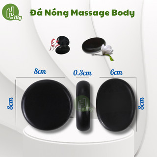 Đá nóng massage body cho spa loại đẹp đủ kích thước | Đá tròn, đá oval, đá massage mặt cho spa dưỡng sinh