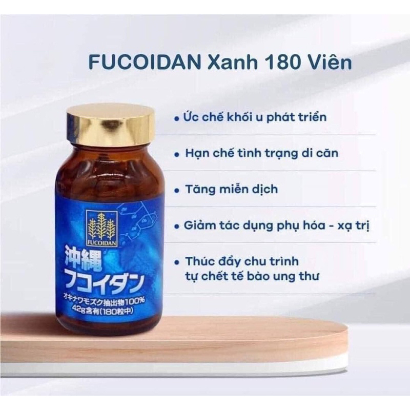 Fucoidan Xanh Okinawa Nhật Bản 180 viên
