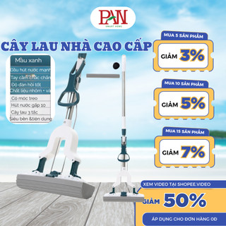 Cây lau nhà bằng mút xốp (loại tốt), chổi lau nhà mút siêu hút nước