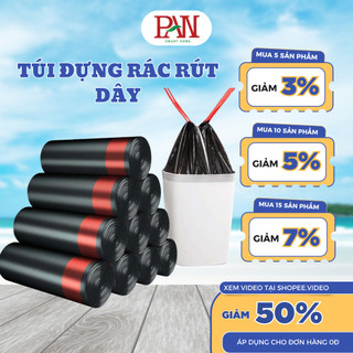 Túi đựng rác rút dây tự hủy sinh học, túi đựng rác thông minh tiện lợi