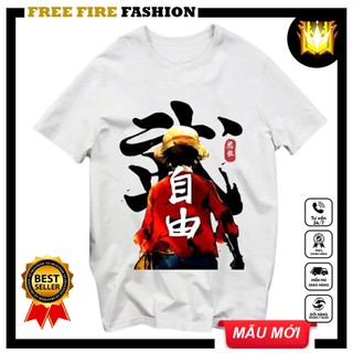 Áo One Piece, Áo Luffy Gear 5 mẫu mới cực đẹp, chất cotton co giãn 4 chiều thoáng mát